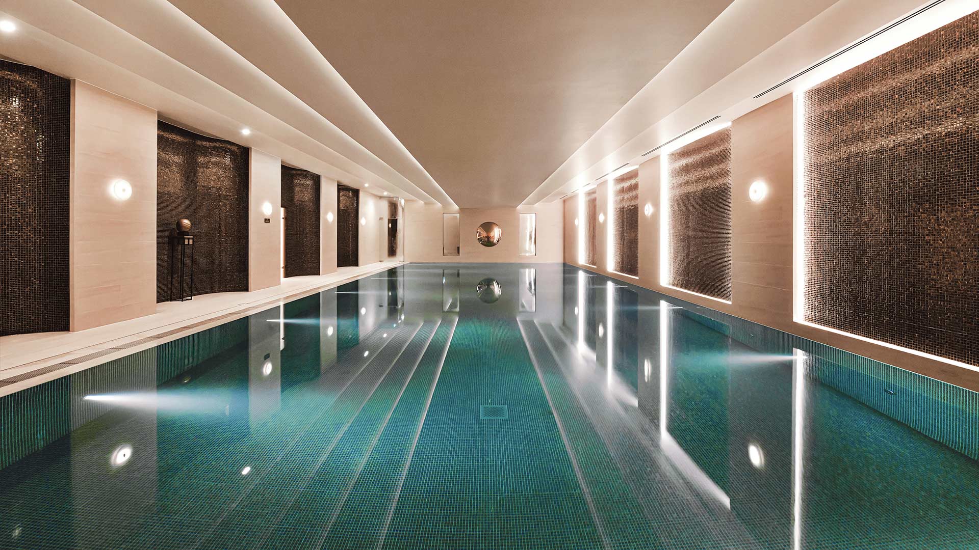 Indoor swimming pool at 9 Millbank